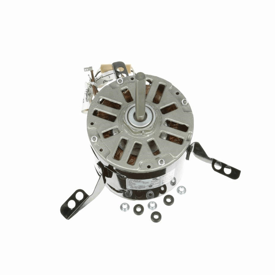 Century OEM Replacement Motor, 1/2 HP, 1 Ph, 60 Hz, 277 V, 1075 RPM, 1 Speed, 48 Frame, SEMI ENCLOSED - 9435V1A