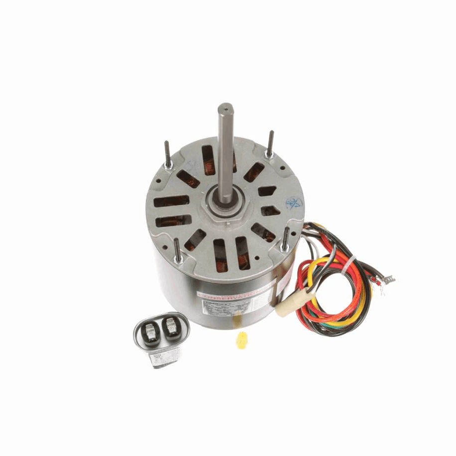 Century Fan and Blower Motor, 3/4 HP, 1 Ph, 60 Hz, 460 V, 1075 RPM, 2 Speed, 48 Frame, SEMI ENCLOSED - BDH1076