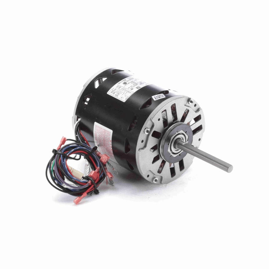 Century Fan and Blower Motor, 1 HP, 1 Ph, 60 Hz, 460 V, 1100 RPM, 3 Speed, 48 Frame, OPEN - BDH1106