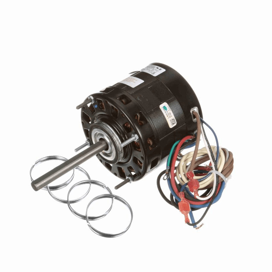 Century Fan and Blower Motor, 1/4-1/5-1/6 HP, 1 Ph, 60 Hz, 115 V, 1075 RPM, 3 Speed, 42 Frame, OAO - BL6519V1