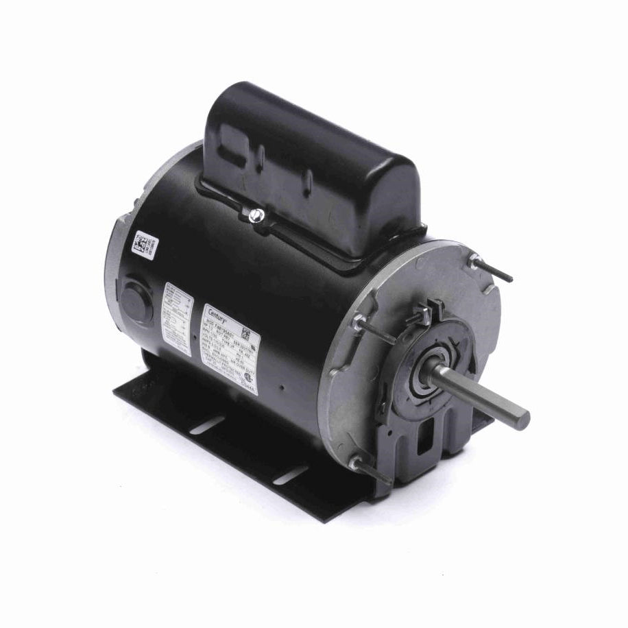 Century Direct Drive Fan Motor, 1/2 HP, 1 Ph, 60 Hz, 115/230 V, F48Z Frame, TEAO - C044A