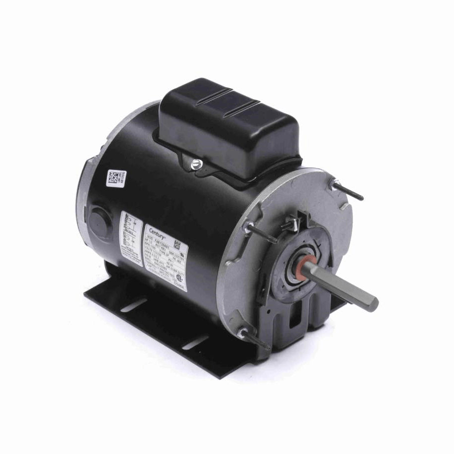 Century Direct Drive Fan Motor, 1/3 HP, 1 Ph, 60 Hz, 115/230 V, 48Z Frame, TEAO - C046A