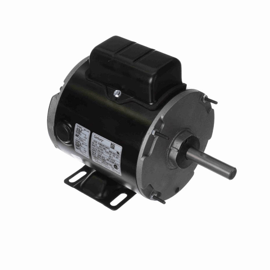 Century Transformer Cooling Fan Motor, 1/4 HP, 1 Ph, 60 Hz, 208-230 V, 1725/1425 RPM, 2 Speed, 48 Frame, TEAO - C721A