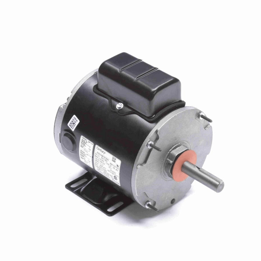 Century Transformer Cooling Fan Motor, 1/4 HP, 1 Ph, 60 Hz, 208-230 V, 1140/950 RPM, 1 Speed, 48 Frame, ENCLOSED - C722A