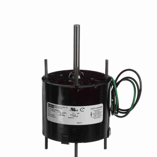 Fasco Ventilation Motor, 1/25 HP, 1 Ph, 60 Hz, 115 V, 1550 RPM, 1 Speed, 3.3" Diameter, OAO - D0030