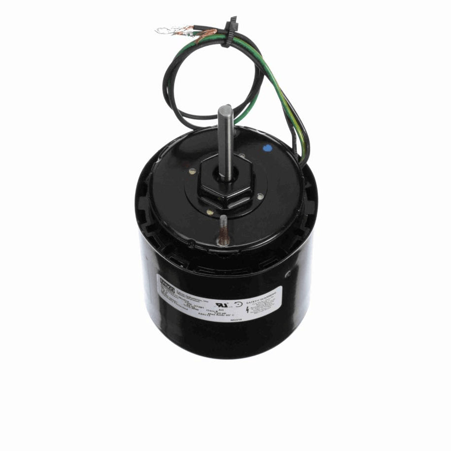 Fasco Ventilation Motor, 1/20 HP, 1 Ph, 60 Hz, 115 V, 1550 RPM, 1 Speed, 3.3" Diameter, TEFC - D0041