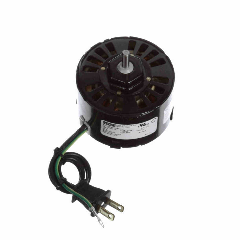 Fasco OEM Replacement Motor, 1/88 HP, 1 Ph, 60 Hz, 115 V, 1320 RPM, 1 Speed, 3.3" Diameter, OAO - D0636