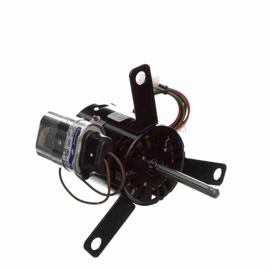 Fasco OEM Replacement Motor, 1/12 HP, 1 Ph, 60 Hz, 115 V, 1550/1300 RPM, 2 Speed, 3.3" Diameter, OAO - D0746