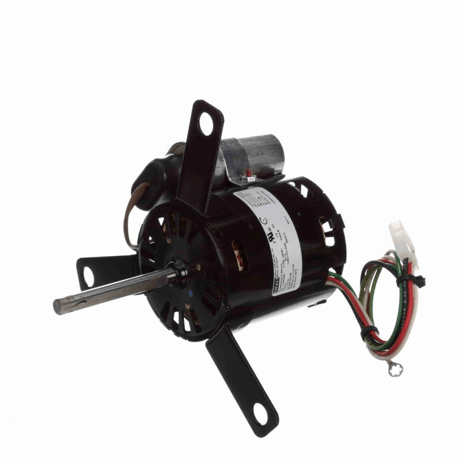 Fasco OEM Replacement Motor, 1/12 HP, 1 Ph, 60 Hz, 115 V, 1550/1300 RPM, 2 Speed, 3.3" Diameter, OAO - D0746