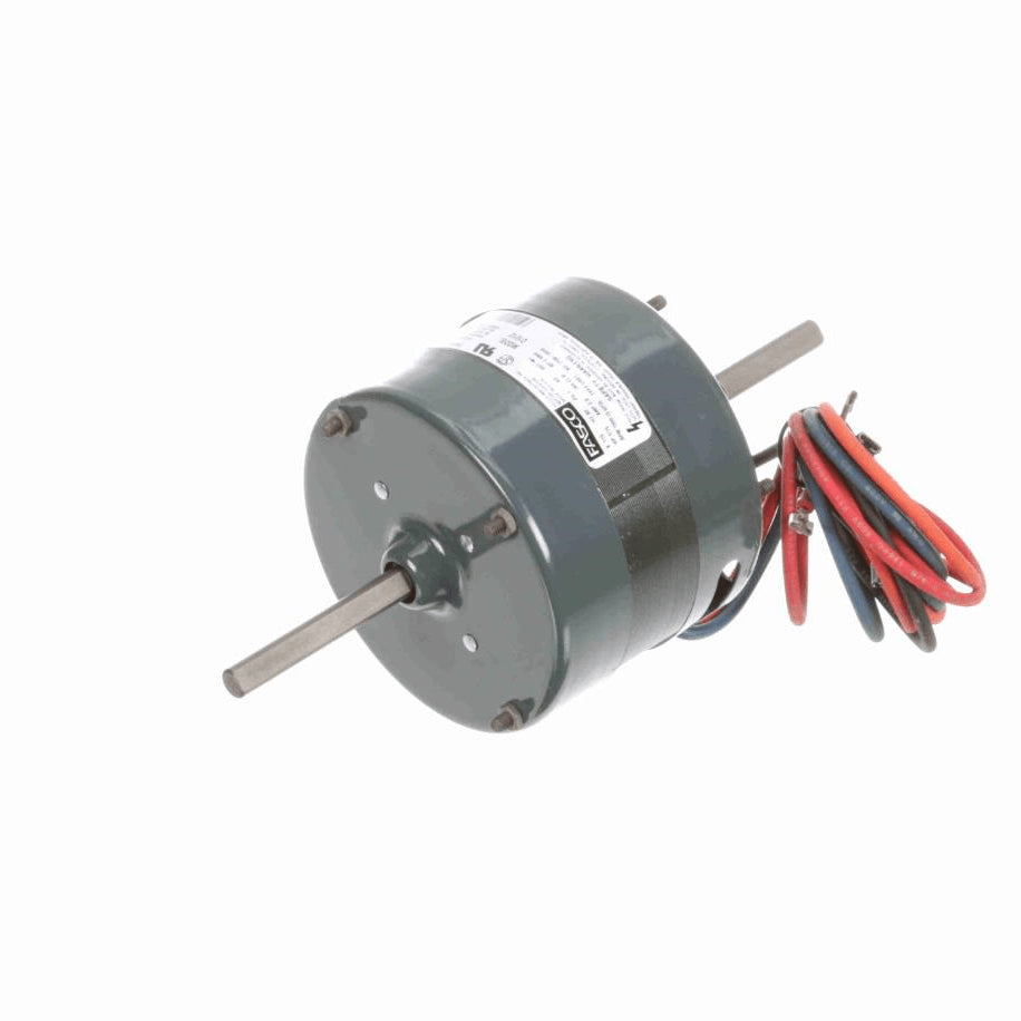 Fasco OEM Replacement Motor, 1/15 HP, 1 Ph, 60 Hz, 115 V, 1550 RPM, 3 Speed, 4.4" Diameter, SEMI ENCLOSED - D1012