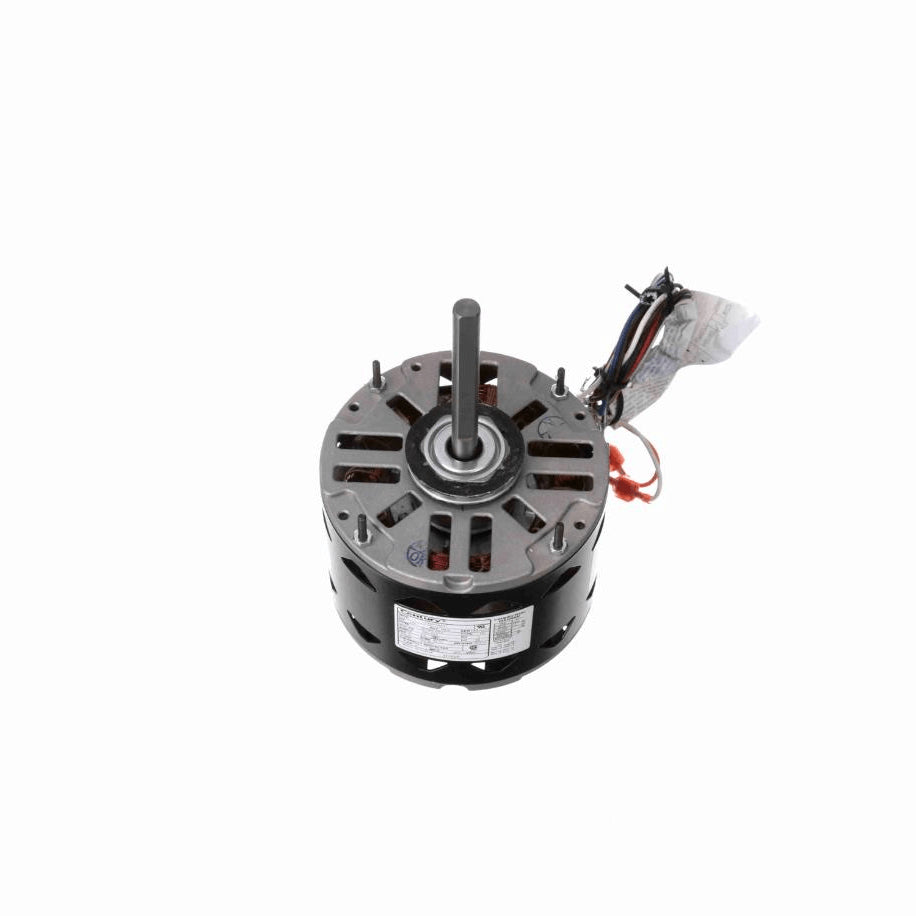 Century Fan and Blower Motor, 1/4 HP, 1 Ph, 60 Hz, 208-230 V, 1075 RPM, 3 Speed, 48 Frame, OPEN - D1026