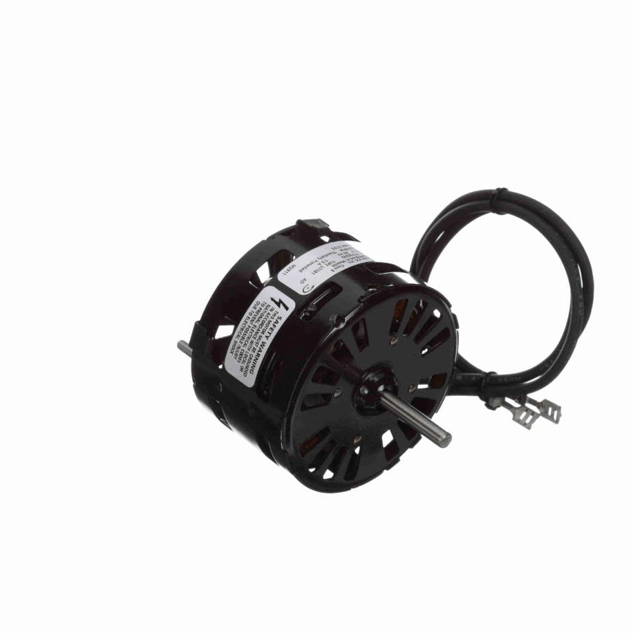 Fasco Fan and Blower Motor, 1/40 HP, 1 Ph, 60 Hz, 115 V, 1550 RPM, 1 Speed, 3.3" Diameter, OAO - D105