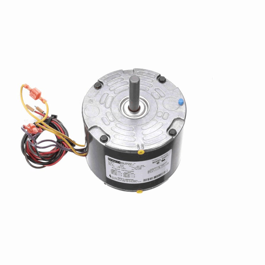 Fasco OEM Replacement Motor, 1/6 HP, 1 Ph, 60 Hz, 208/230 V, 1100 RPM, 3 Speed, 42 Frame, OAO - D1071