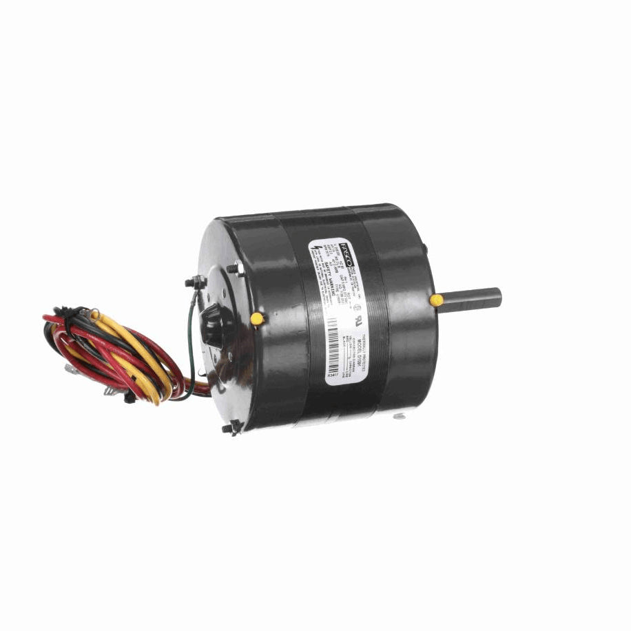 Fasco OEM Replacement Motor, 1/4 HP, 1 Ph, 60 Hz, 208/230 V, 1075 RPM, 2 Speed, 42 Frame, OAO - D1091