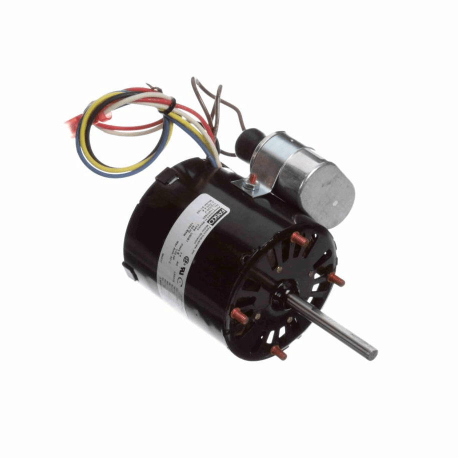 Fasco OEM Replacement Motor, 1/20 HP, 1 Ph, 60 Hz, 115/230 V, 1550 RPM, 1 Speed, 3.3" Diameter, OAO - D1102