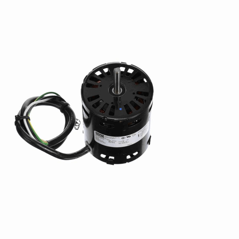 Fasco OEM Replacement Motor, 1/10 HP, 1 Ph, 60 Hz, 115 V, 1550 RPM, 1 Speed, 3.3" Diameter, OAO - D1107