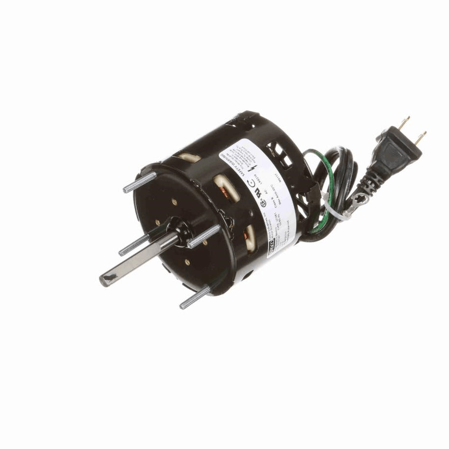 Fasco OEM Replacement Motor, 1/65 HP, 1 Ph, 60 Hz, 115 V, 1590 RPM, 1 Speed, 3.3" Diameter, OAO - D1117