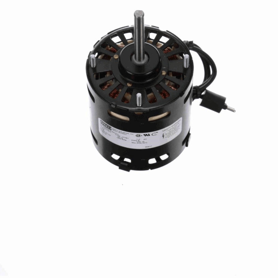 Fasco OEM Replacement Motor, 1/20 HP, 1 Ph, 60 Hz, 115 V, 1500 RPM, 1 Speed, 3.3" Diameter, OAO - D1120