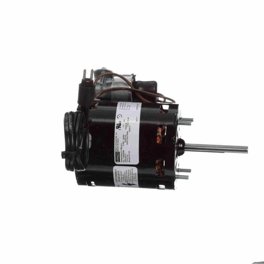 Fasco OEM Replacement Motor, 1/20 / 1/15 HP, 1 Ph, 50 Hz, 208-230 V, 1400/1550 RPM, 1 Speed, 3.3" Diameter, OAO - D1125