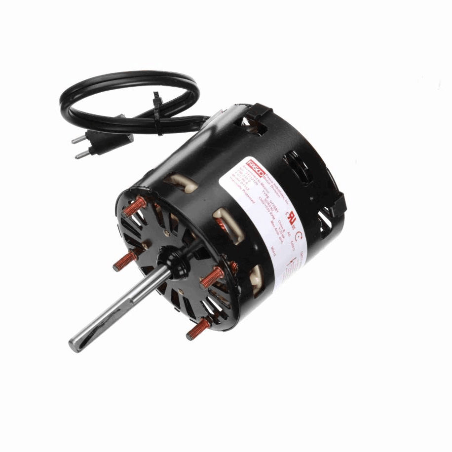 Fasco OEM Replacement Motor, 1/20 HP, 1 Ph, 50 Hz, 208-230 V, 1300/1500 RPM, 1 Speed, 3.3" Diameter, OAO - D1132