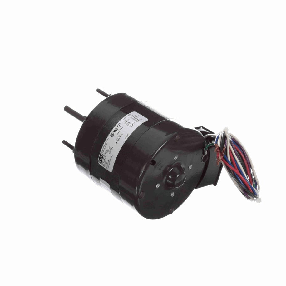 Fasco Fan Coil & Air Conditioner Motor, 1/12 HP, 1 Ph, 60 Hz, 115/230 V, 1550 RPM, 1 Speed, 4.4" Diameter, TEAO - D114