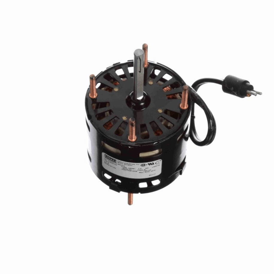 Fasco OEM Replacement Motor, 1/20 HP, 1 Ph, 60 Hz, 115 V, 1500/1300 RPM, 1 Speed, 3.3" Diameter, OAO - D1152