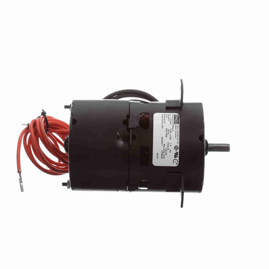 Fasco OEM Replacement Motor, 1/40 HP, 1 Ph, 60 Hz, 208-230 V, 3000 RPM, 1 Speed, 3.3" Diameter, OAO - D1167