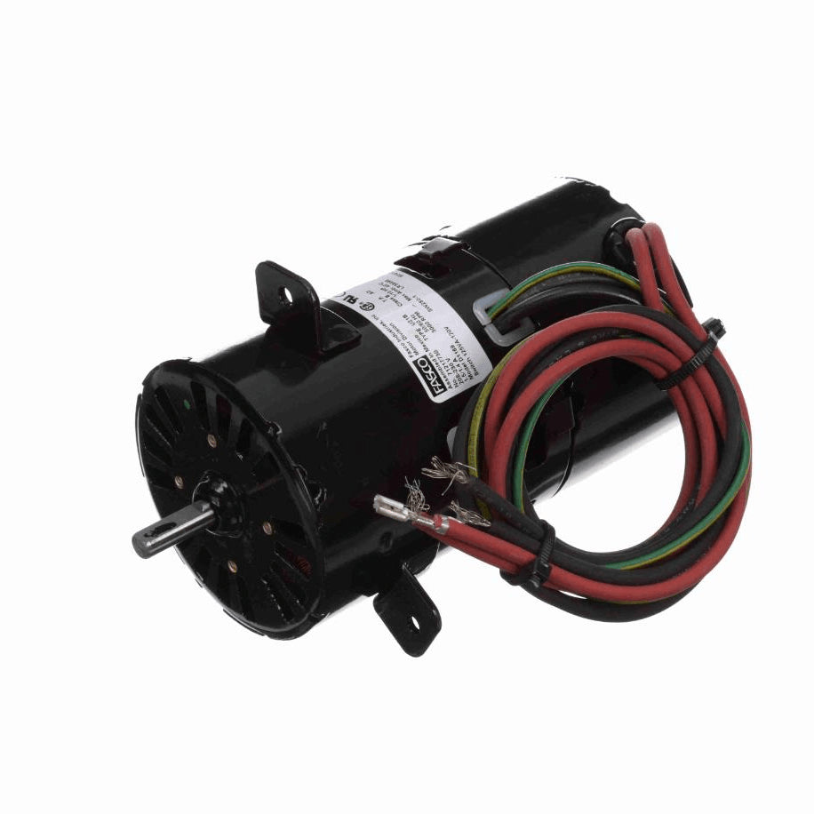 Fasco OEM Replacement Motor, 1/10 HP, 1 Ph, 50 Hz, 208-230 V, 3000 RPM, 1 Speed, 3.3" Diameter, OAO - D1169