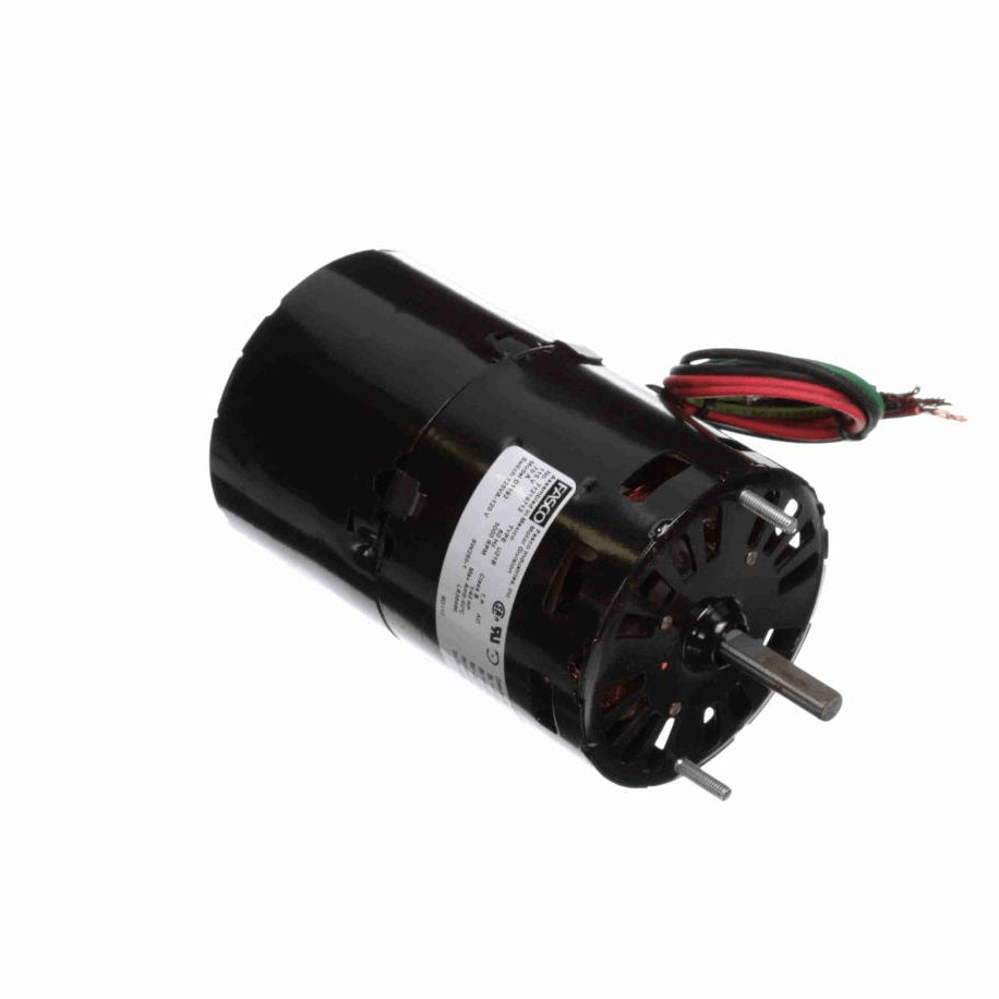 Fasco Draft Inducer Motor, 1/40 HP, 1 Ph, 60 Hz, 115 V, 3000 RPM, 1 Speed, 3.3" Diameter, OAO - D1192