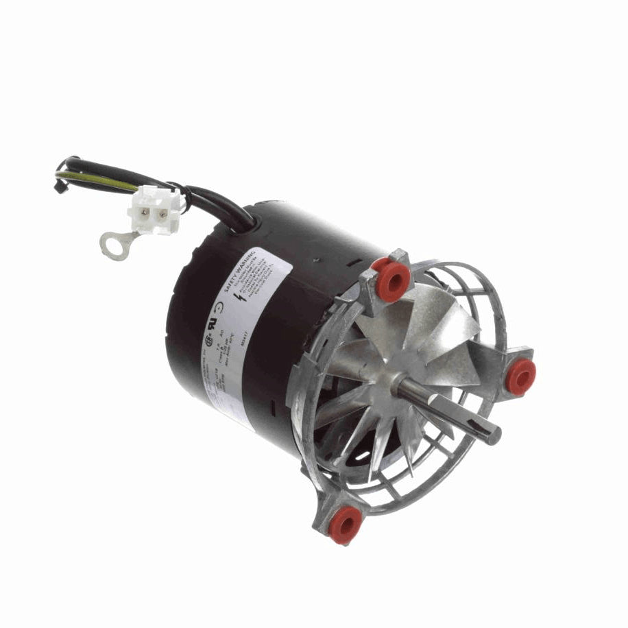 Fasco Draft Inducer Motor, 1/25 HP, 1 Ph, 60 Hz, 115 V, 3000 RPM, 1 Speed, 3.3" Diameter, OAO - D1193