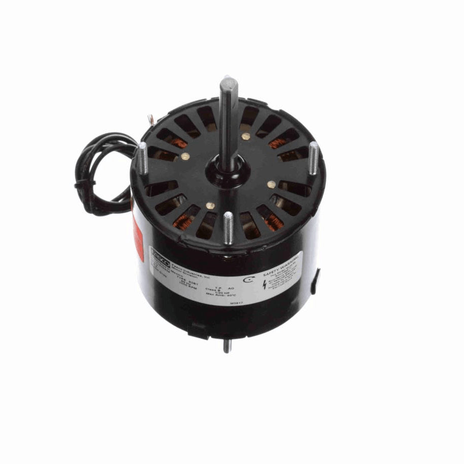 Fasco OEM Replacement Motor, 1/20 HP, 1 Ph, 60 Hz, 460 V, 1550 RPM, 1 Speed, 3.3" Diameter, OAO - D186