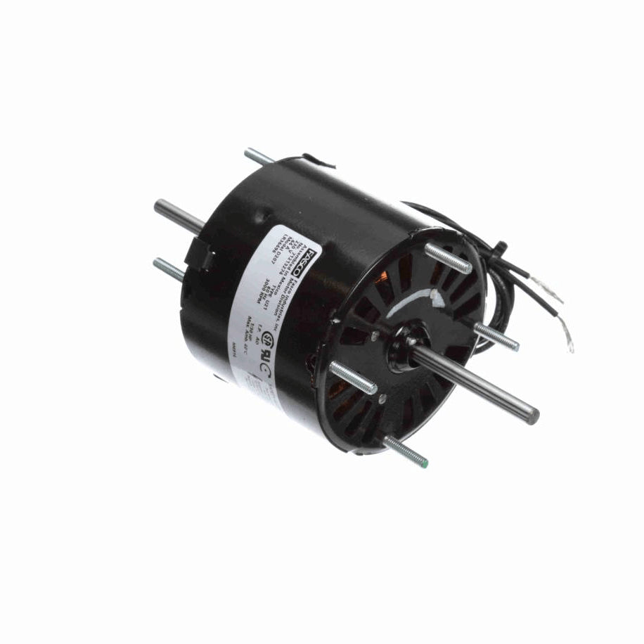 Fasco Fan and Blower Motor, 1/30 HP, 1 Ph, 60 Hz, 230 V, 3000 RPM, 1 Speed, 3.3" Diameter, OAO - D207