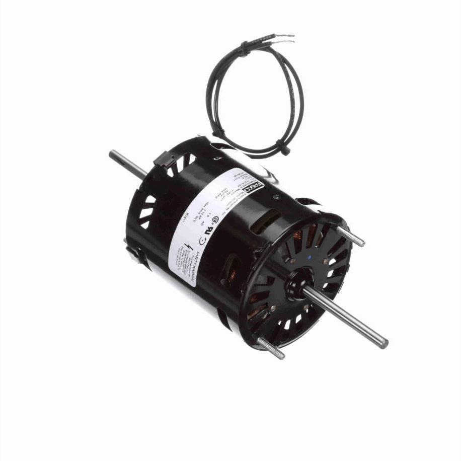 Fasco Fan and Blower Motor, 1/15 HP, 1 Ph, 60 Hz, 230 V, 3000 RPM, 1 Speed, 3.3" Diameter, OAO - D211