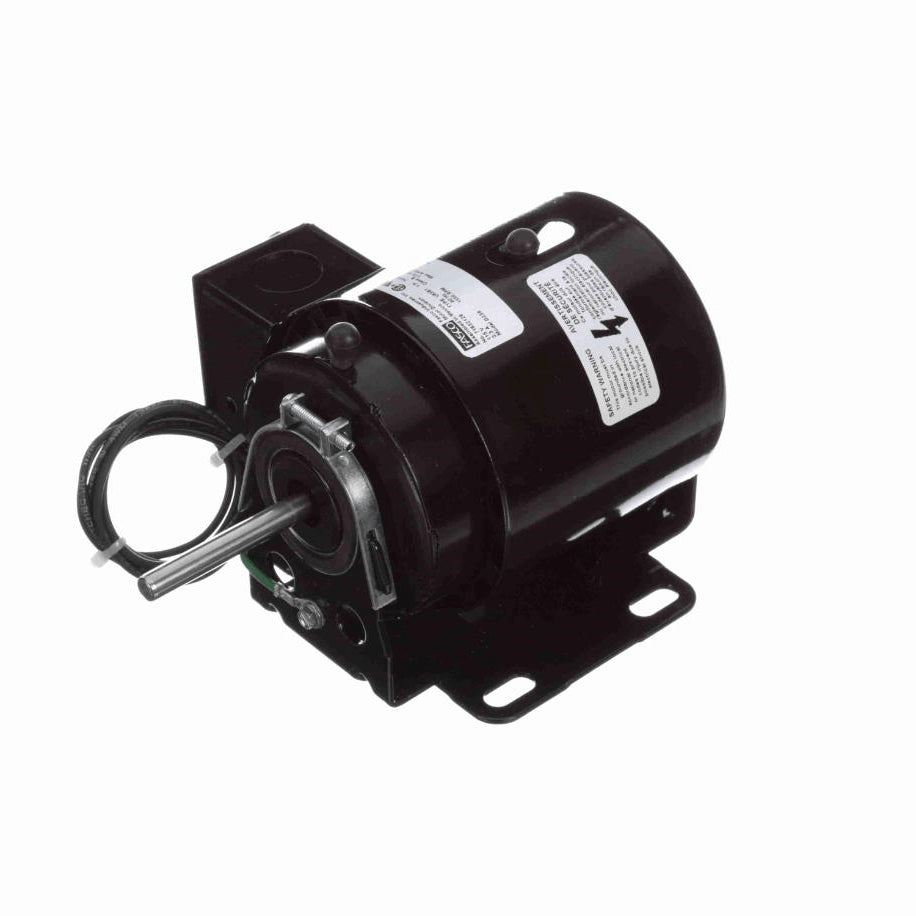 Fasco Fan and Blower Motor, 1/15 HP, 1 Ph, 60 Hz, 115 V, 1550 RPM, 1 Speed, 3.3" Diameter, TEAO - D238