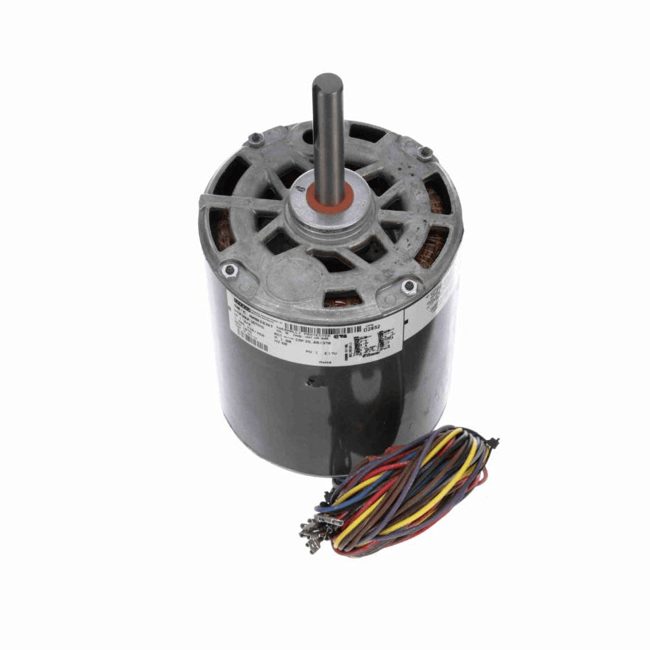 Fasco Condenser Fan Motor, 1-3/4 HP, 1 Ph, 60 Hz, 208-230/460 V, 1075 RPM, 1 Speed, 48 Frame, OAO - D2852