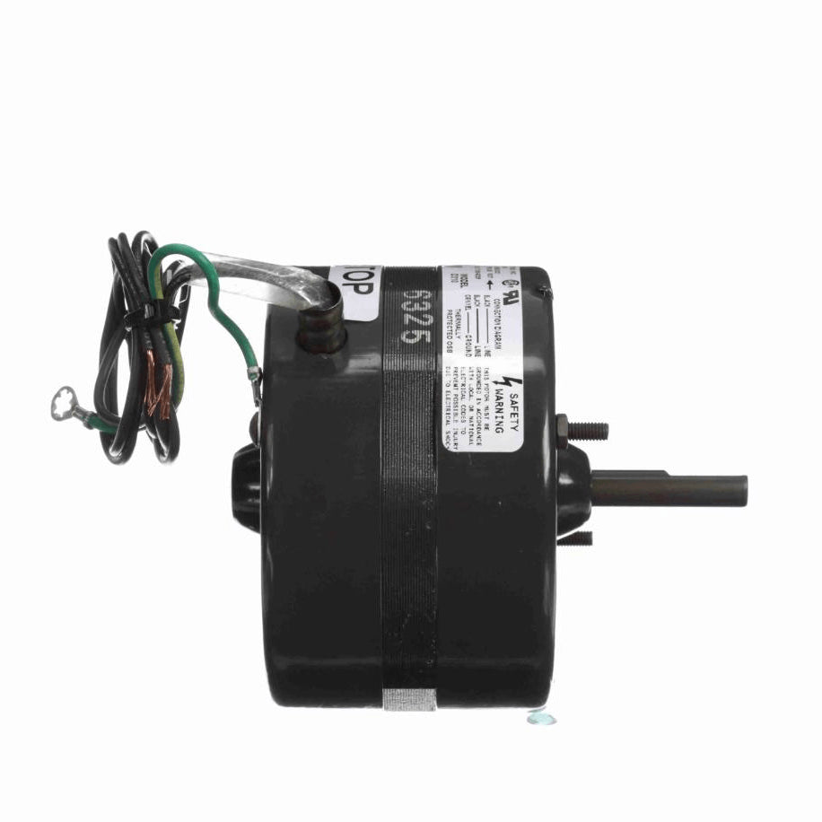 Fasco Fan and Blower Motor, 1/12 HP, 1 Ph, 60 Hz, 115 V, 1500 RPM, 1 Speed, 4.4" Diameter, OAO - D310