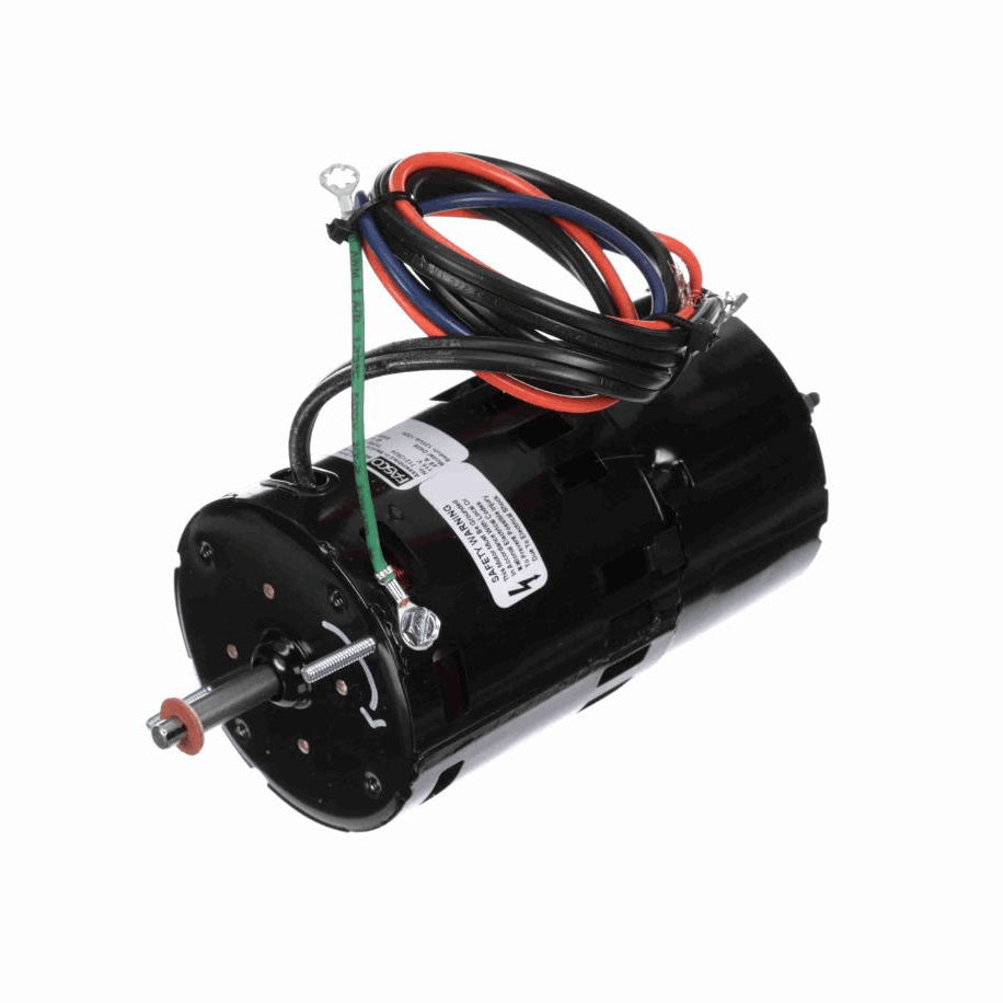 Fasco OEM Replacement Motor, 1/150 HP, 1 Ph, 60 Hz, 115 V, 3000 RPM, 1 Speed, 3.3" Diameter, TEAO - D408