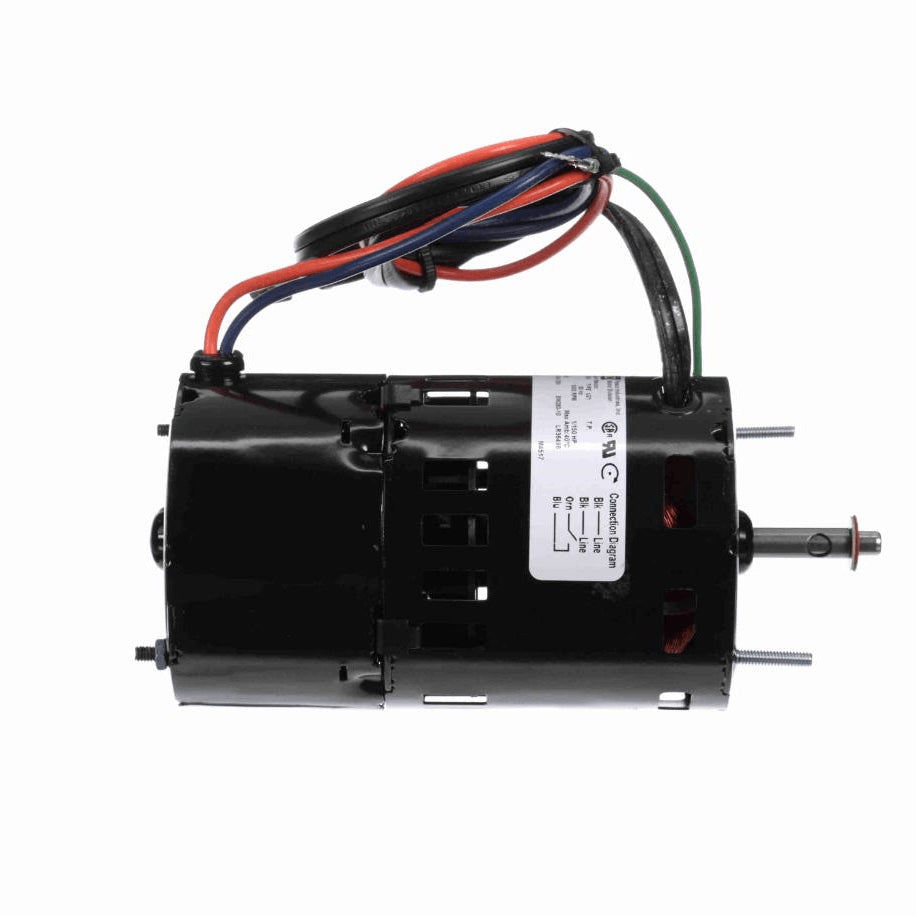 Fasco OEM Replacement Motor, 1/150 HP, 1 Ph, 60 Hz, 115 V, 3000 RPM, 1 Speed, 3.3" Diameter, TEAO - D408