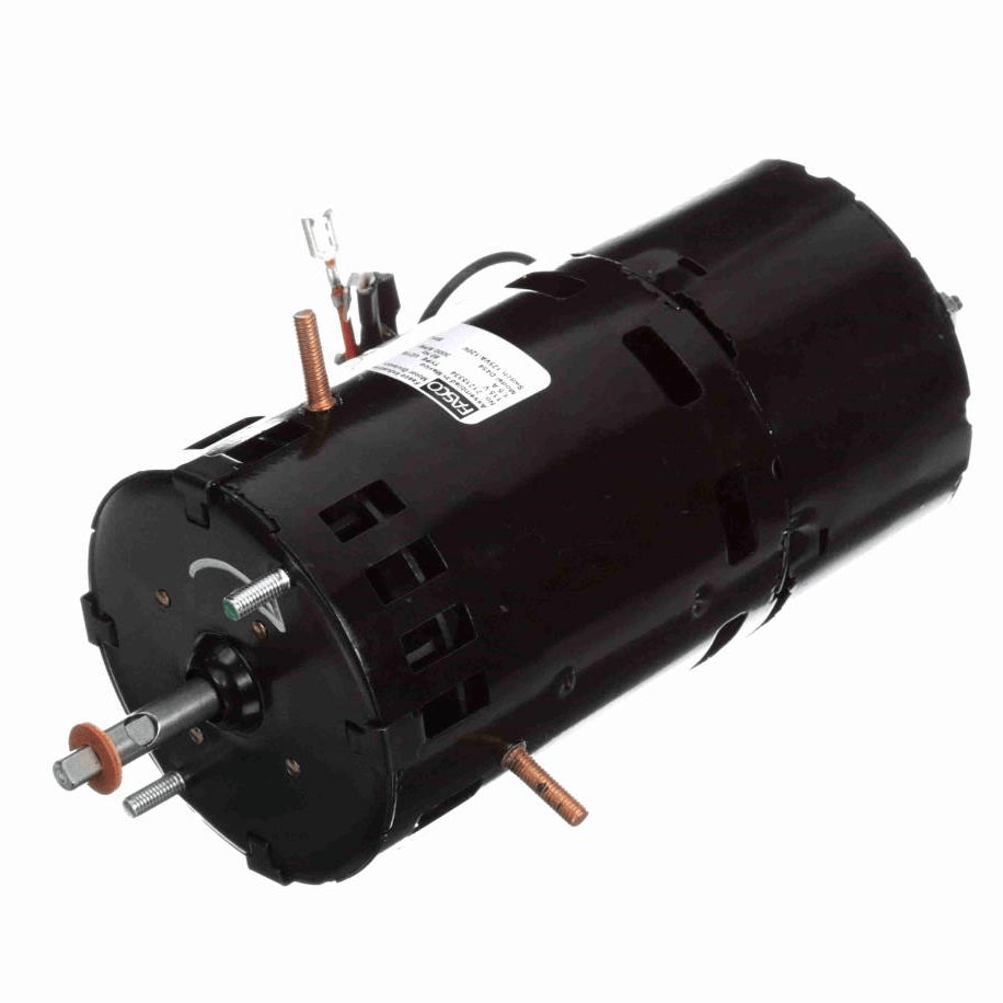 Fasco Draft Inducer Motor, 1/30 HP, 1 Ph, 60 Hz, 115 V, 3000 RPM, 1 Speed, 3.3" Diameter, OAO - D454