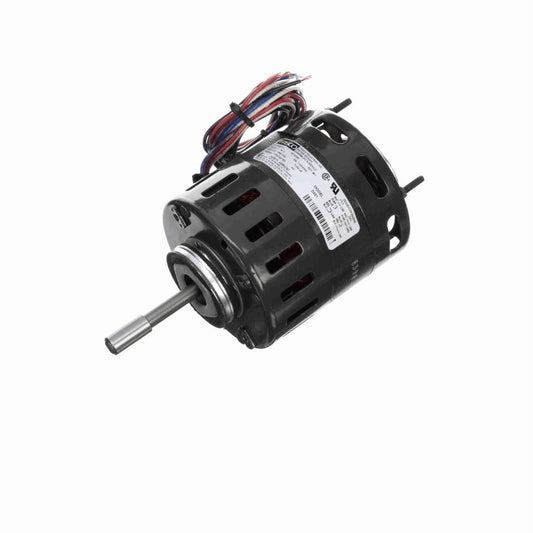 Fasco Refrigeration Motor, 1/10 HP, 1 Ph, 60 Hz, 115/208-230 V, 1550 RPM, 1 Speed, 4.4" Diameter, OAO - D481