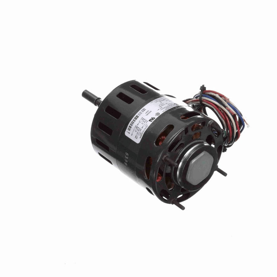 Fasco Refrigeration Motor, 1/10 HP, 1 Ph, 60 Hz, 115/208-230 V, 1550 RPM, 1 Speed, 4.4" Diameter, OAO - D481