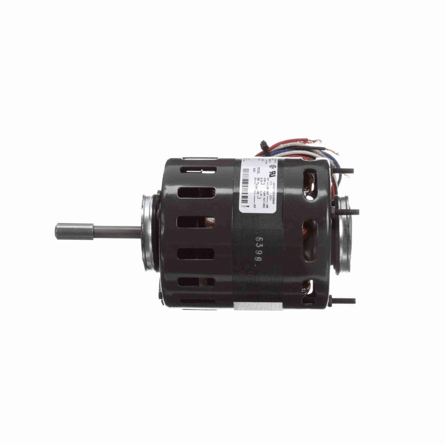 Fasco Refrigeration Motor, 1/10 HP, 1 Ph, 60 Hz, 115/208-230 V, 1550 RPM, 1 Speed, 4.4" Diameter, OAO - D481