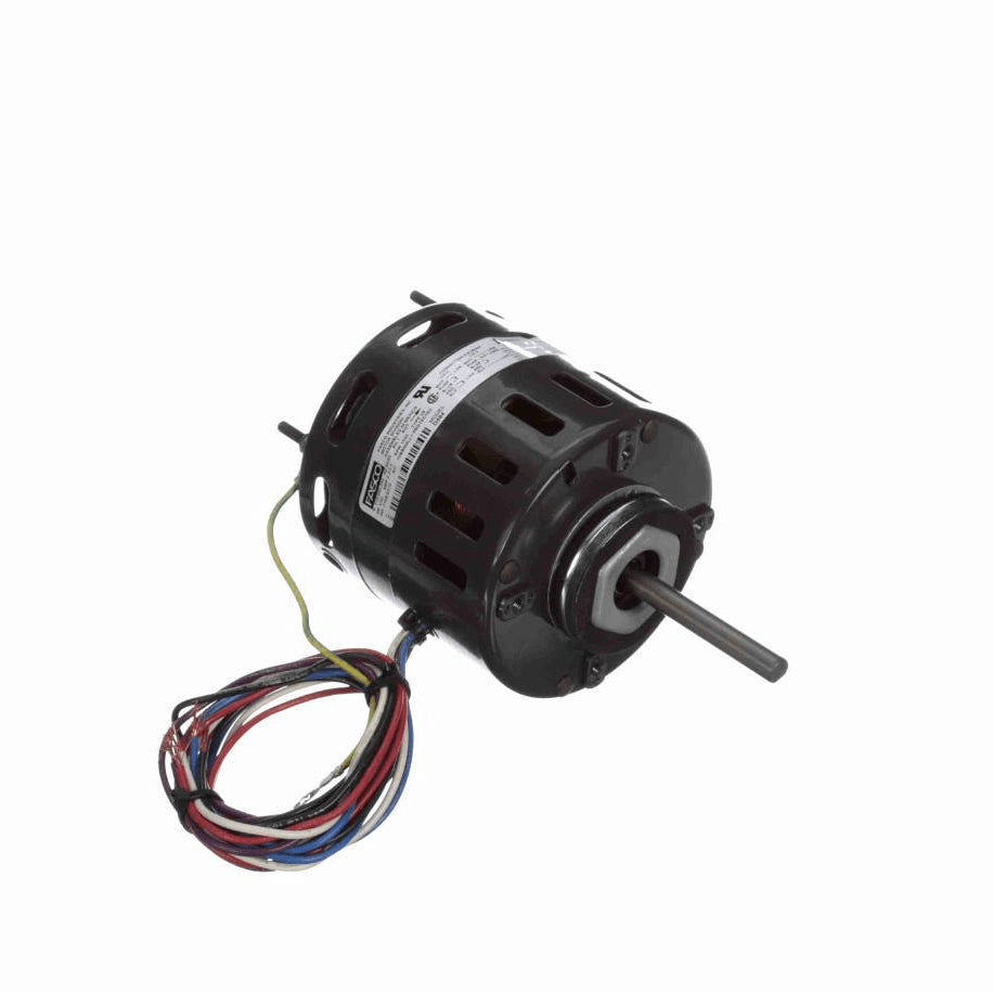 Fasco Refrigeration Motor, 1/20 HP, 1 Ph, 60 Hz, 115/208-230 V, 1550 RPM, 1 Speed, 4.4" Diameter, OAO - D484