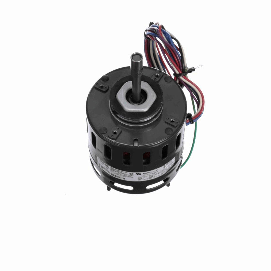 Fasco Refrigeration Motor, 1/20 HP, 1 Ph, 60 Hz, 115/208-230 V, 1550 RPM, 1 Speed, 4.4" Diameter, OAO - D485