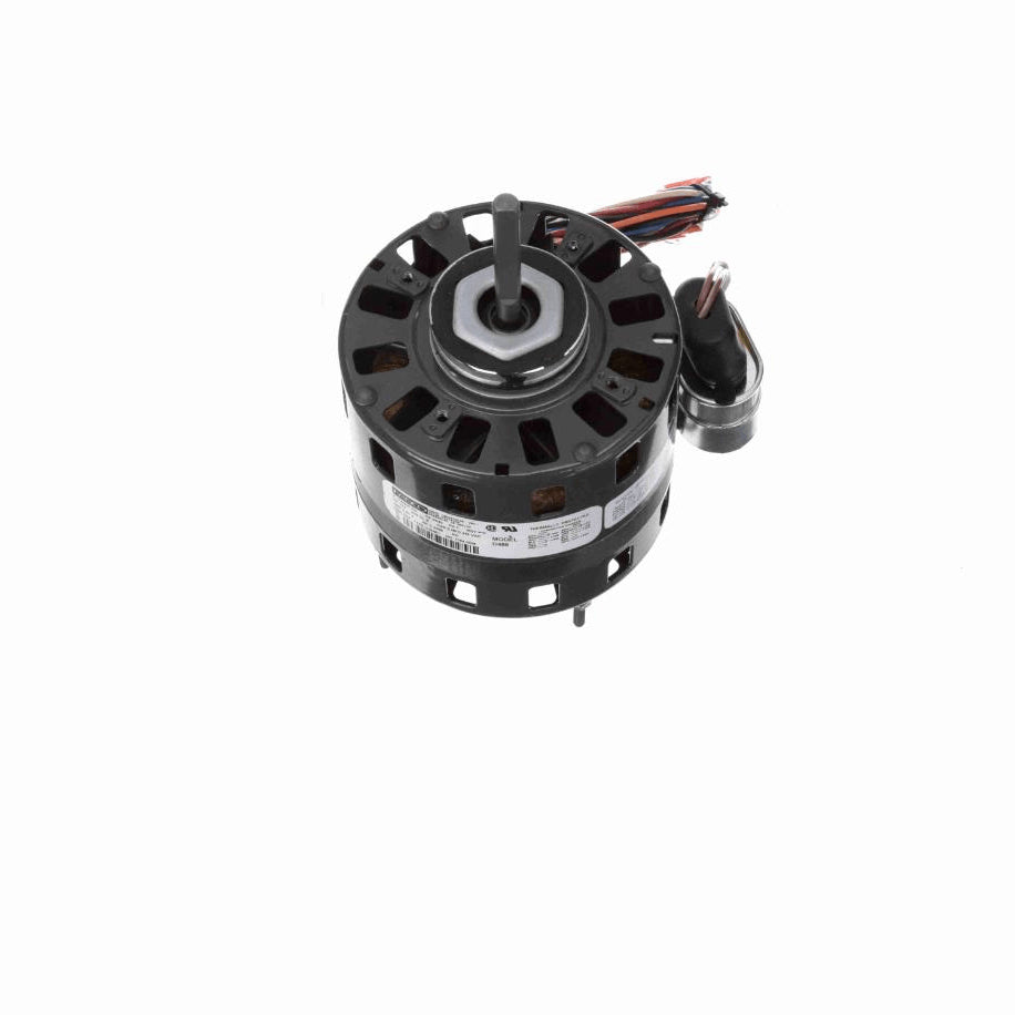 Fasco Condenser Fan Motor, 1/10 HP, 1 Ph, 60 Hz, 115/208-230 V, 1550 RPM, 1 Speed, 42 Frame, OAO - D486