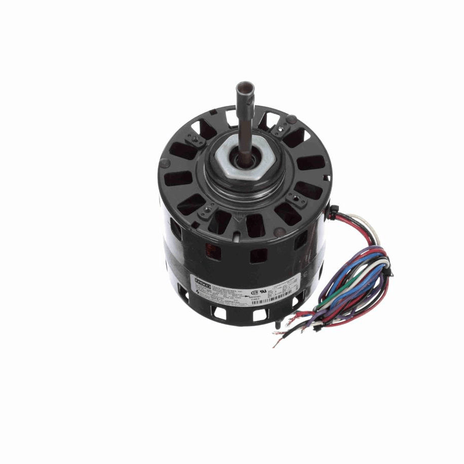 Fasco Condenser Fan Motor, 1/15 HP, 1 Ph, 60 Hz, 115/208-230 V, 1050 RPM, 1 Speed, 42 Frame, OAO - D493