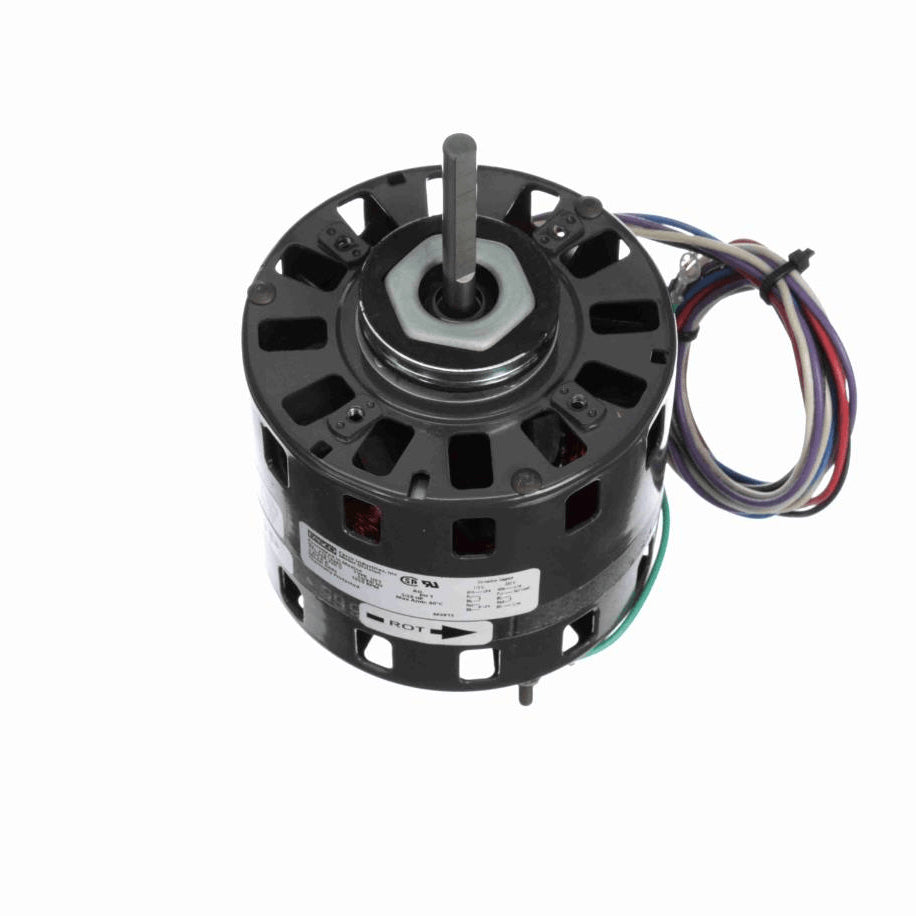 Fasco Condenser Fan Motor, 1/20 HP, 1 Ph, 60 Hz, 115/208-230 V, 1050 RPM, 1 Speed, 42 Frame, OAO - D495