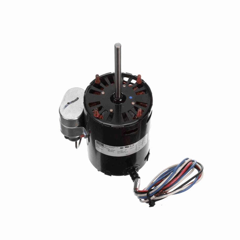 Fasco Fan and Blower Motor, 1/10 HP, 1 Ph, 60 Hz, 230 V, 1590 RPM, 1 Speed, 3.3" Diameter, OAO - D503