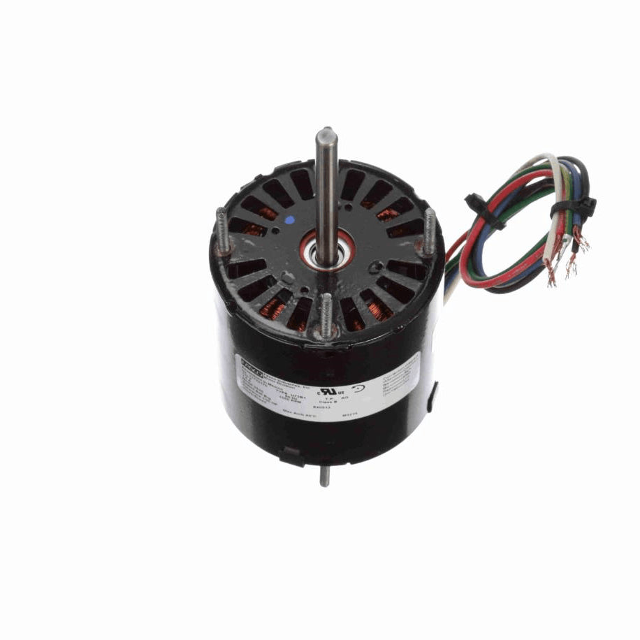 Fasco Ventilation Motor, 1/25 HP, 1 Ph, 60 Hz, 115 V, 1550 RPM, 3 Speed, 3.3" Diameter, OAO - D535