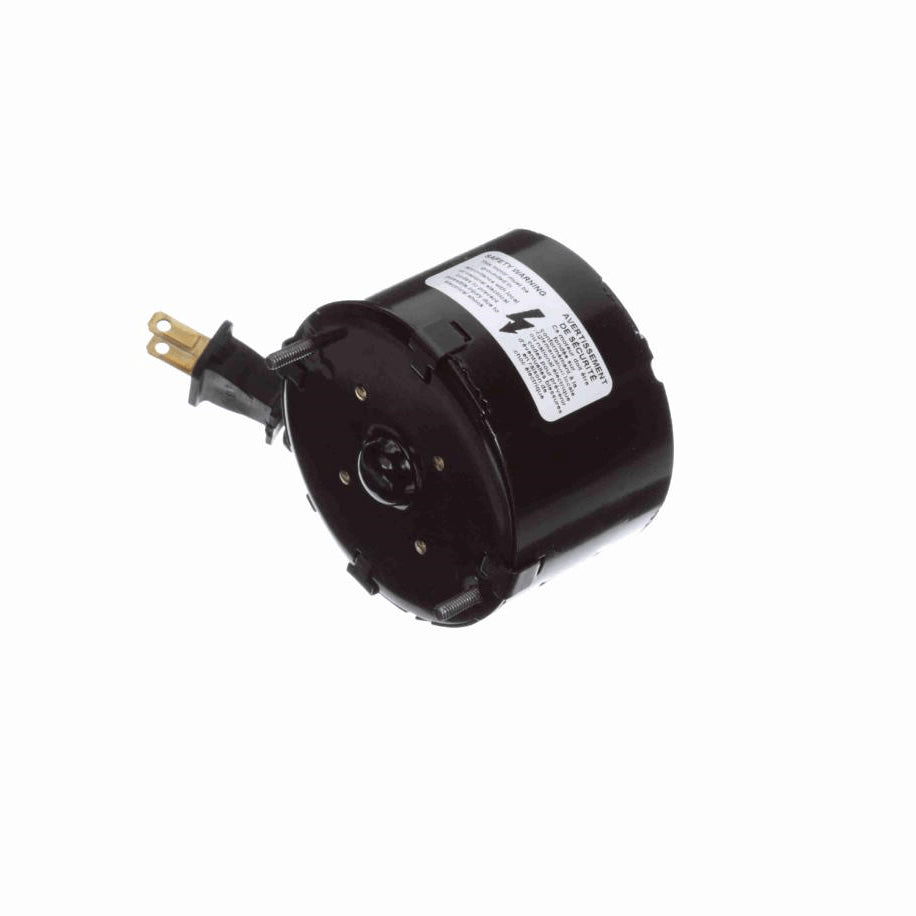 Fasco OEM Replacement Motor, 1/75 HP, 1 Ph, 60 Hz, 115 V, 1550 RPM, 1 Speed, 3.3" Diameter, TEAO - D637